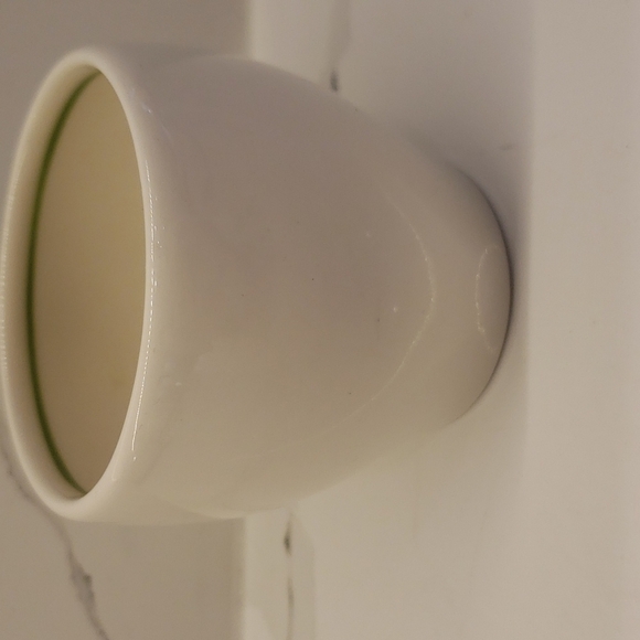 𝅺starbucks 2003 Coffee Barista Mug Cub Abbey II Espresso White Green. 7.5 oz - Picture 4 of 6